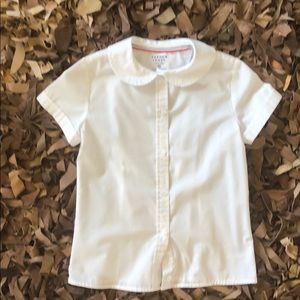 Girls size 10 uniform shirt.